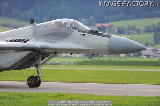 2011-07-01 Zeltweg Airpower 7587 MiG-29A Fulcrum - Slovak Air Force